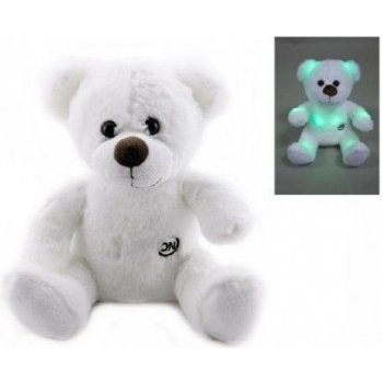 Teddies Medvídek svítící plyš na baterie 26 cm