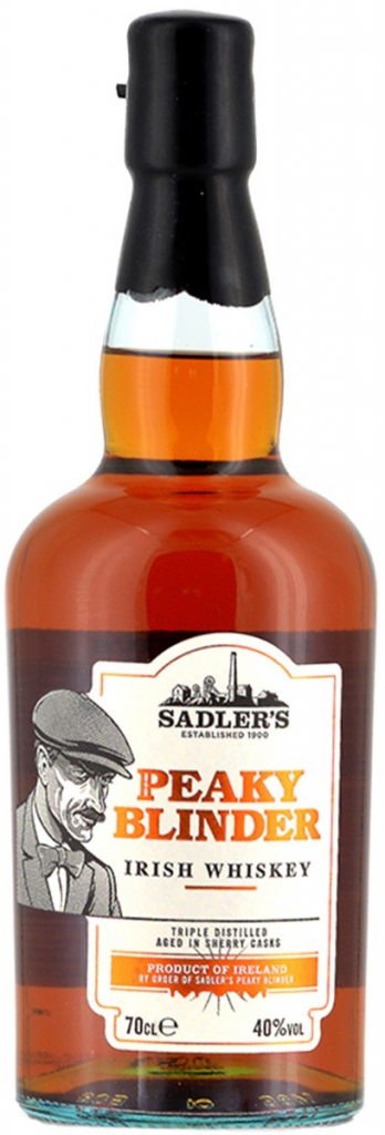 Sadler\'s Peaky Blinder Blended Irish Whiskey 40% 0,7 l (holá láhev)