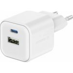 Swissten síťový adaptér gan 1x usb-c 35w pd + 1x usb-a 27w qc bílý – Zboží Živě