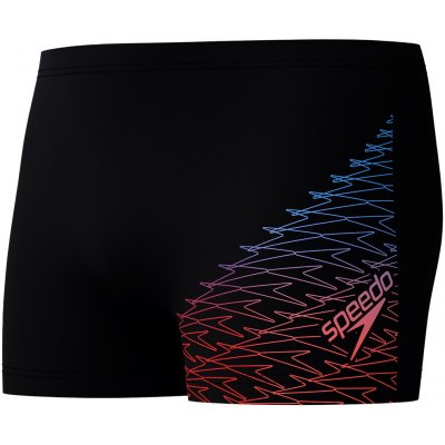 Speedo Medley Logo Aquashort Black/Blue/Red – Zboží Dáma