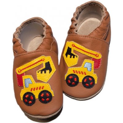 baBice kožené capáčky BA-251 s gumovou podešví – Sleviste.cz