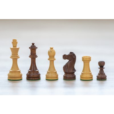 Šachové figurky Zlatý palisandr klasik – Zboží Dáma