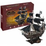 CubicFun 3D puzzle Pirátská loď Queen Anne´s Revenge 155 ks – Zboží Dáma
