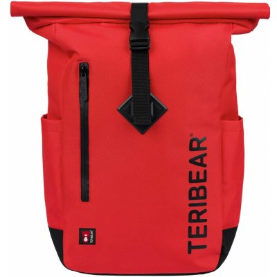Presco Group Zavinovací batoh Teribear červená – Zboží Mobilmania