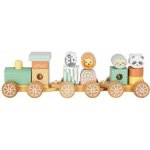 eliNeli vláček s kostkami a zvířátky ze zoo – Hledejceny.cz