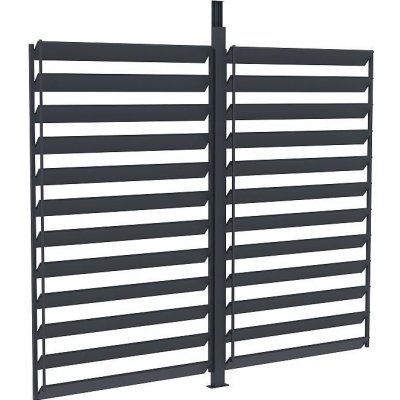 LANIT PLAST, boční lamelová zástěna 3,0 m k pergole Bioclimatic BASIC LG4294 – Sleviste.cz