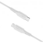 Fixed FIXDLS-CL12-WH Liquid silicone USB-C / Lightning, 1,2m, bílý – Zbozi.Blesk.cz