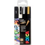 Uni Posca PC-3M 0,9 1,3 mm sada 4 ks – Zboží Živě