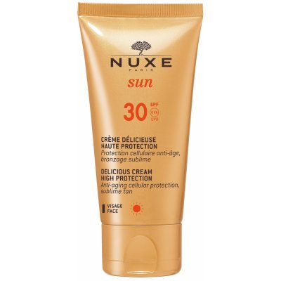Nuxe Delicious Face Cream krém na opalování na obličej Sun SPF30 50 ml – Zboží Mobilmania