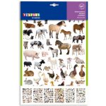 Samolepky zvířata 300 ks – Zboží Dáma