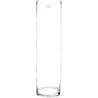 Váza skleněná - tvar válec, výška 60 cm, čirá Autronic (SKK1009-XXL) – Zboží Dáma