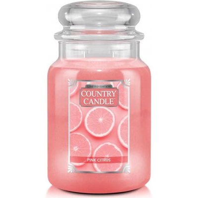 Country Candle Pink Citrus 652 g – Zboží Mobilmania