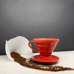 Hario Dripper V60-01 Ceramic Red