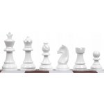 Šachové figurky Staunton 6, plastové (král 95 mm) - sněhově bílé Sunrise Chess & Games – Hledejceny.cz