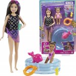 Barbie Chůva herní set s bazénkem – Hledejceny.cz