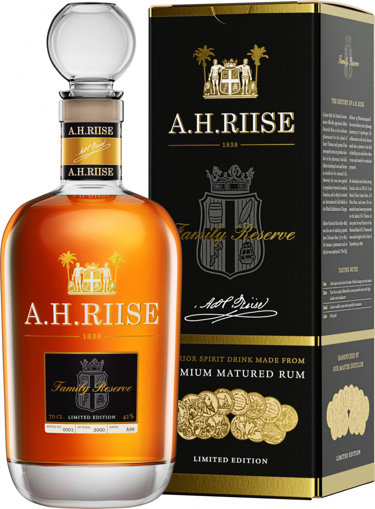 A.H. Riise Family Reserve 42% 0,7 l (kazeta)