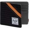 Peněženka HERSCHEL peněženka Roy RFID Black Grid/Gargoyle/Sun Orange 05722