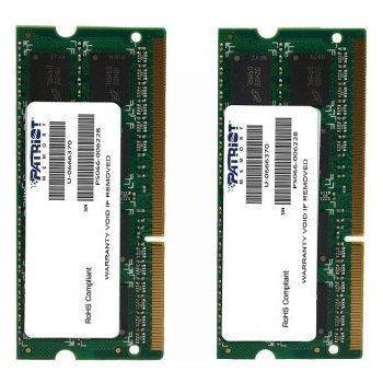 Patriot Signature Line SODIMM DDR3 8GB 1333MHz CL9 KIT PSA38G1333SK