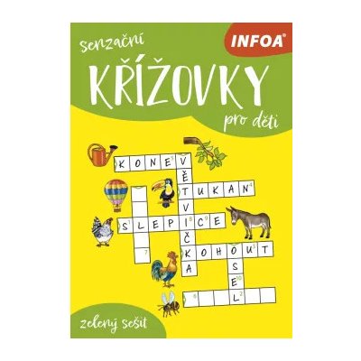 Senzační křížovky pro děti - zelený sešit