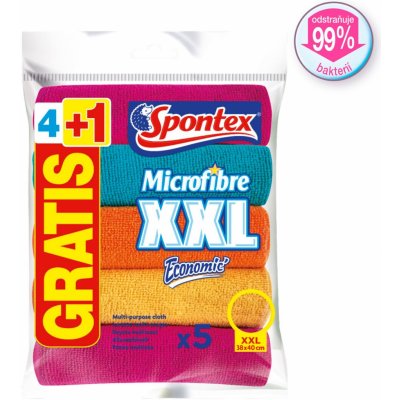 Spontex Mikroutěrka XXL 4 + 1 ks