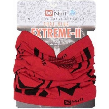 Extreme II tube9 hřejivý šátek nákrčník pro chladné dny červeno-černý