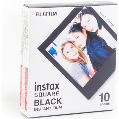 Instantní film Fujifilm Instax SQUARE BLACK FRAME 10 fotografií – Zboží Mobilmania