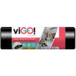 viGO! pytel LDPE zatahovací Q006 60l 20µm 15ks černý – Sleviste.cz