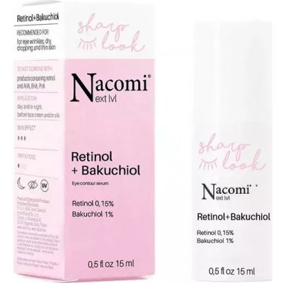 Nacomi Next level Retinol + Bakuchiol Eye Contour Serum 15 ml