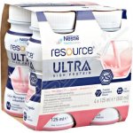 RESOURCE ULTRA HIGH PROTEIN JAHODOVÁ PŘÍCHUŤ POR SOL 4X125ML – Hledejceny.cz
