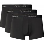 Calvin Klein Microfiber Stretch-Low Rise Boxer 3-Pack Black – Zboží Mobilmania