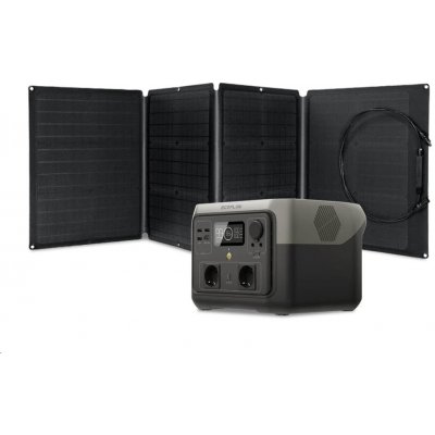 EcoFlow RIVER 2 MAX + solární panel 110W 1ECOR623 + 1ECO1000-02 – Zboží Mobilmania