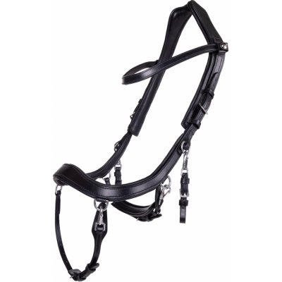 QHP Uzdečka anatomická FaySport PresTeq černá – Zboží Dáma