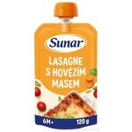 Sunar příkrm Lasagne s hovězím masem 6m+120 g – Hledejceny.cz