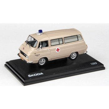 Abrex škoda 1203 1974 Sanitka Převozka OÚNZ Nemocnice Šumperk 1:43