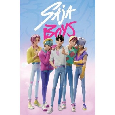 Plakát, Obraz - K-Pop Demon Hunters - Saja Boys, 61 × 91.5 cm – Zboží Dáma