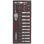 Milwaukee 4932479826 Gola sada 1/2” 10 ÷ 24 mm v pěnové vložce 28 dílů – Sleviste.cz