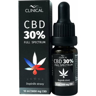 Clinical CBD 30% full spectrum 10 ml – Zboží Mobilmania