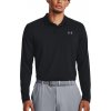 Pánské sportovní tričko Under Armour Triko UA Performance 3.0 LS Polo-BLK 1379728-001