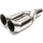 FENNO koncovka výfuku nerez. kulatá dvojitá, DTM, průměr tr. 58 mm, konc. 2x76 mm, d=200 mm | Zboží Auto