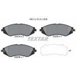 Sada brzdových destiček, kotoučová brzda TEXTAR 2323401 – Hledejceny.cz