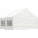vidaXL Altán se střechou 4,46 x 5,88 x 3,75 m bílý – Zboží Dáma