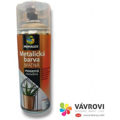 Primalex Sprej - metalická barva 400ml - mosazná MAT – Zboží Mobilmania