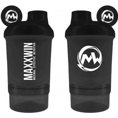 MAXXWIN Šejkr 300+150 ml - černá – Sleviste.cz