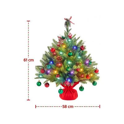 Umělý vánoční stromeček 411384 green 2ft 61cm A YAHEETECH – Hledejceny.cz