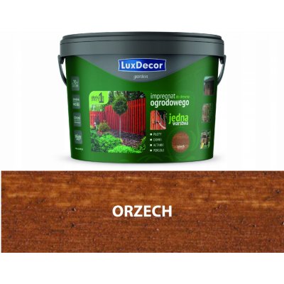 Luxdecor impregnace dřeva 4,5 l ořech – Zbozi.Blesk.cz