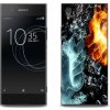 Pouzdro a kryt na mobilní telefon Sony Pouzdro mmCase gelové Sony Xperia XA1 Plus - voda a oheň