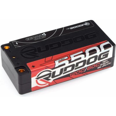 RUDDOG Racing Hi-Volt 5500mAh 120C/60C 7.6V Short Stick Pack – Zbozi.Blesk.cz