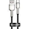 usb kabel Baseus CAKF000001 Cafule USB-USB-C 66W, 0,25m, černý