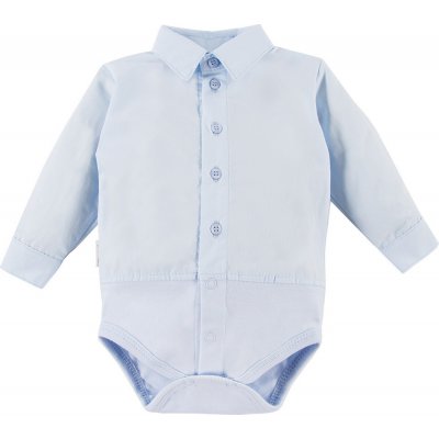 EEVI Kojenecké body s dlouhým rukávem Ceremony modrá – Zboží Dáma