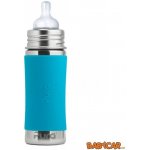 Pura nerezová kojenecká láhev 325ml aqua – Zboží Mobilmania